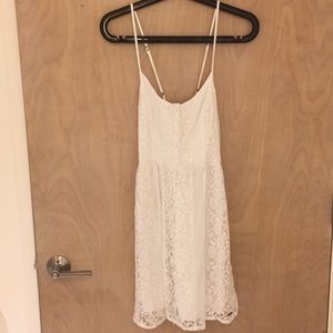 Abercrombie & Fitch white lace dress